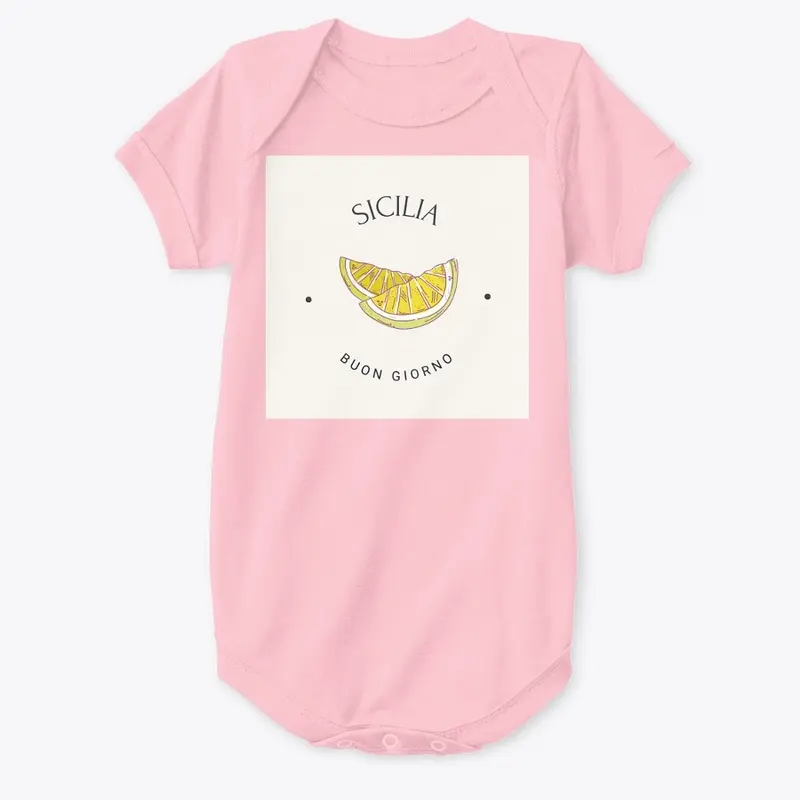 Sicilia Buon giorno baby onesie