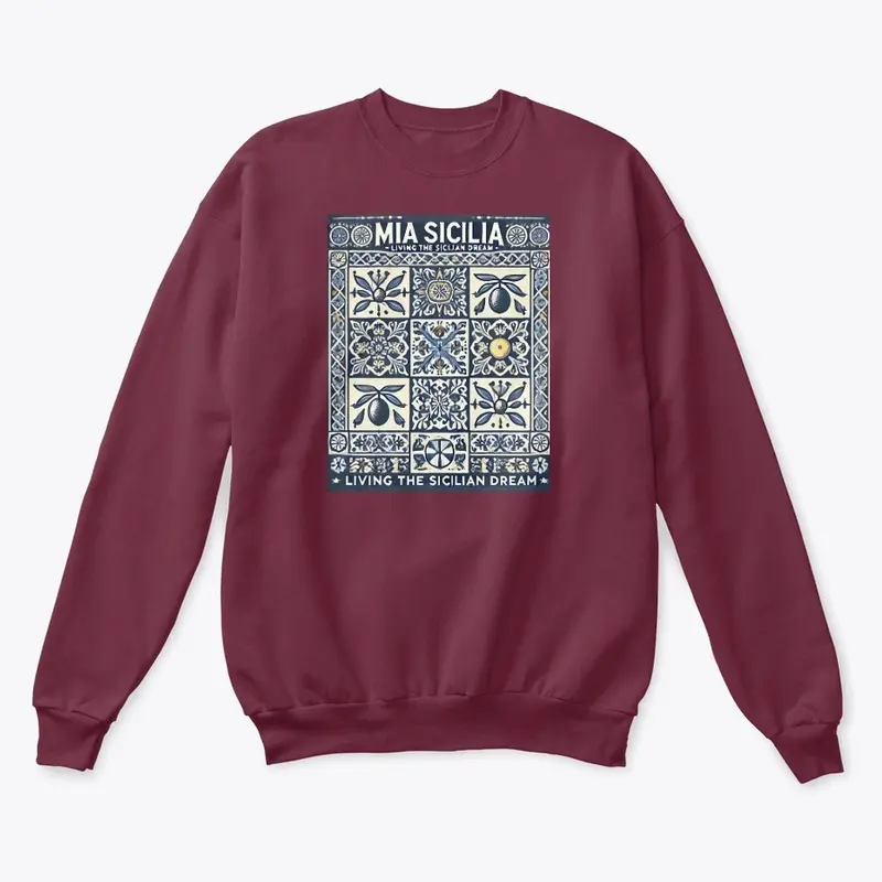 Mia Sicilia pattern sweatshirt