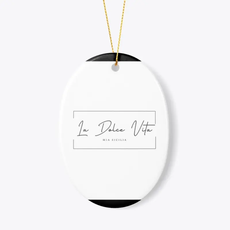 La Dolce vita ceramic ornament